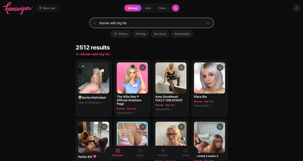 Fanswiper search results for “blonde with big tits”